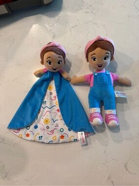 Ms. Rachel Pink & Blue Plush Doll Set